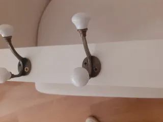 Perchero de pared Ikea Blanco y Negro