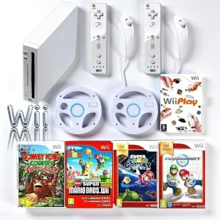 Wii Blanca + Accesorios y Juegos