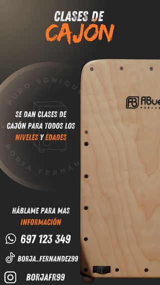 SE DAN CLASES DE CAJÓN FLAMENCO