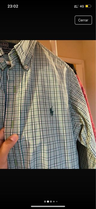 Camisa Polo Ralph Lauren cuadros hombre