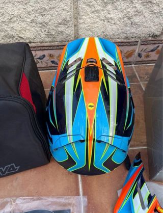 Casco Fox V4 Carbono Talla L