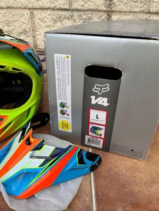 Casco Fox V4 Carbono Talla L