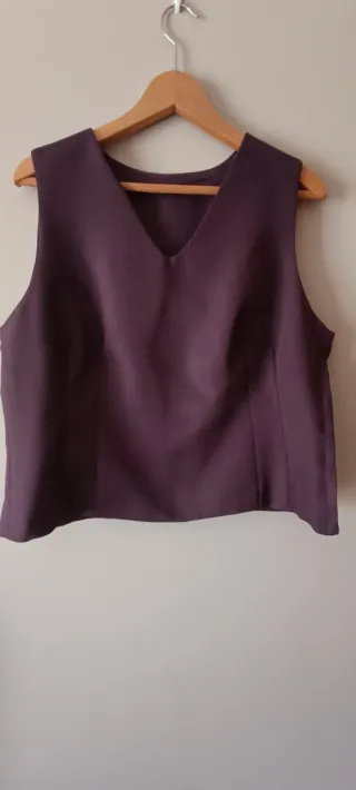 Traje de 3 piezas mujer Color Vino Burdeos
