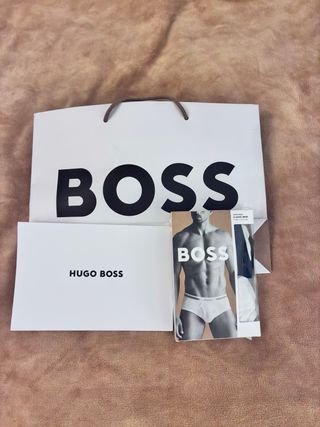 Pack 2 slips Hugo Boss blancos