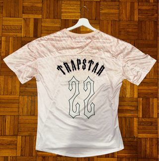 Camiseta Trapstar Rosa y Blanca