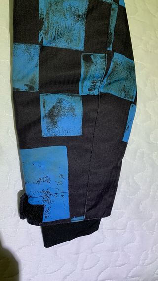 Chaqueta de esquí con estampado de cuadros