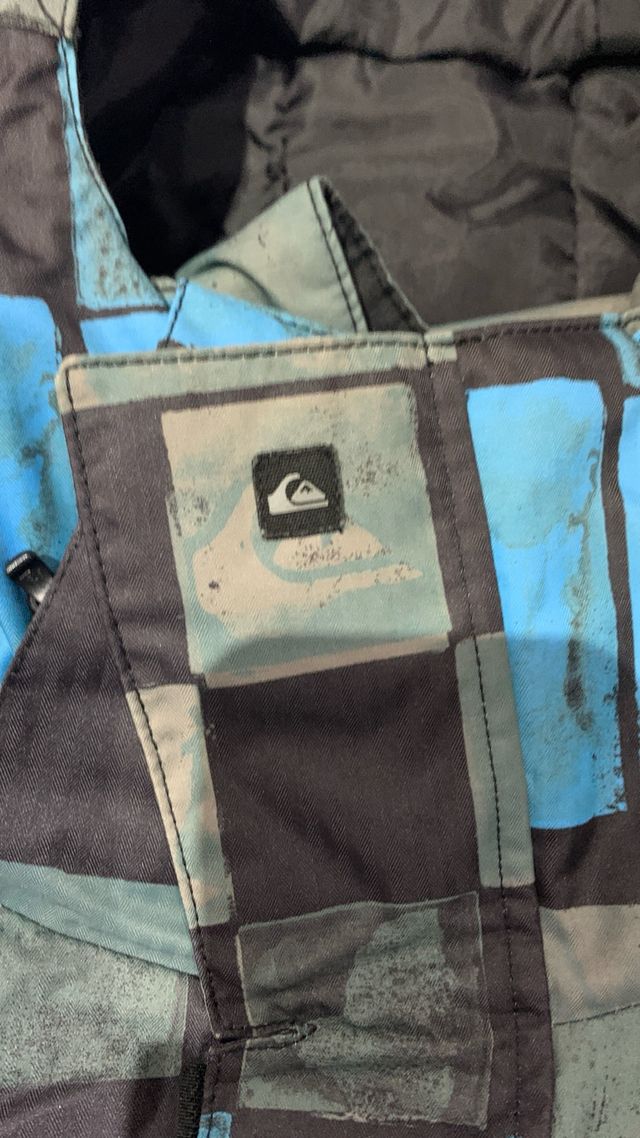 Chaqueta de esquí con estampado de cuadros