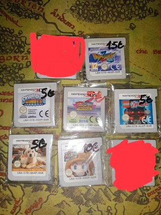 Lote de 6 juegos de Nintendo 3ds originales