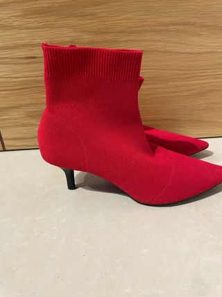 Botines Pull&Bear rojos talla 38