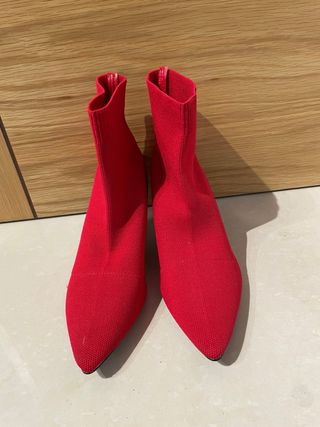 Botines Pull&Bear rojos talla 38