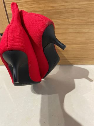 Botines Pull&Bear rojos talla 38