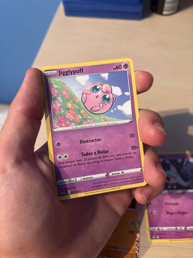 Lote 3 Cartas Pokémon: Jigglypuff, Koraidon, Haten