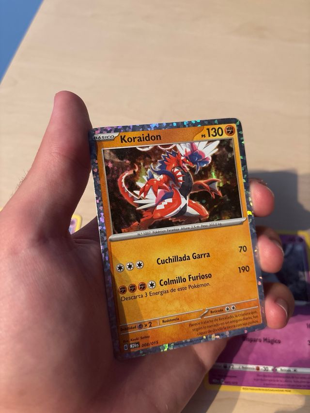 Lote 3 Cartas Pokémon: Jigglypuff, Koraidon, Haten