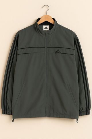 Chaqueta Adidas verde con rayas