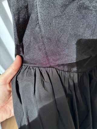Vestido negro Zara