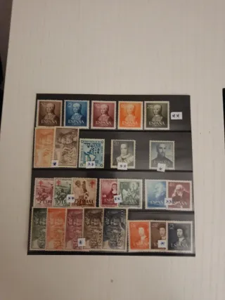 Sellos España 1951/52