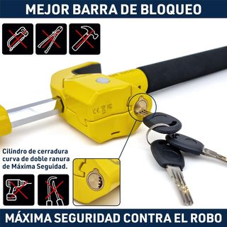 URBAN UR978Y Antirrobo Coche Doble Seguridad