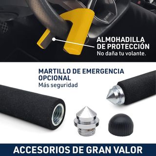 URBAN UR978Y Antirrobo Coche Doble Seguridad