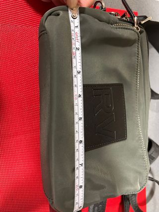 Bolso bandolera Roberto Verino verde y negro