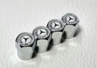 Mercedes 4 Tapones Valvula para Neumaticos Llantas