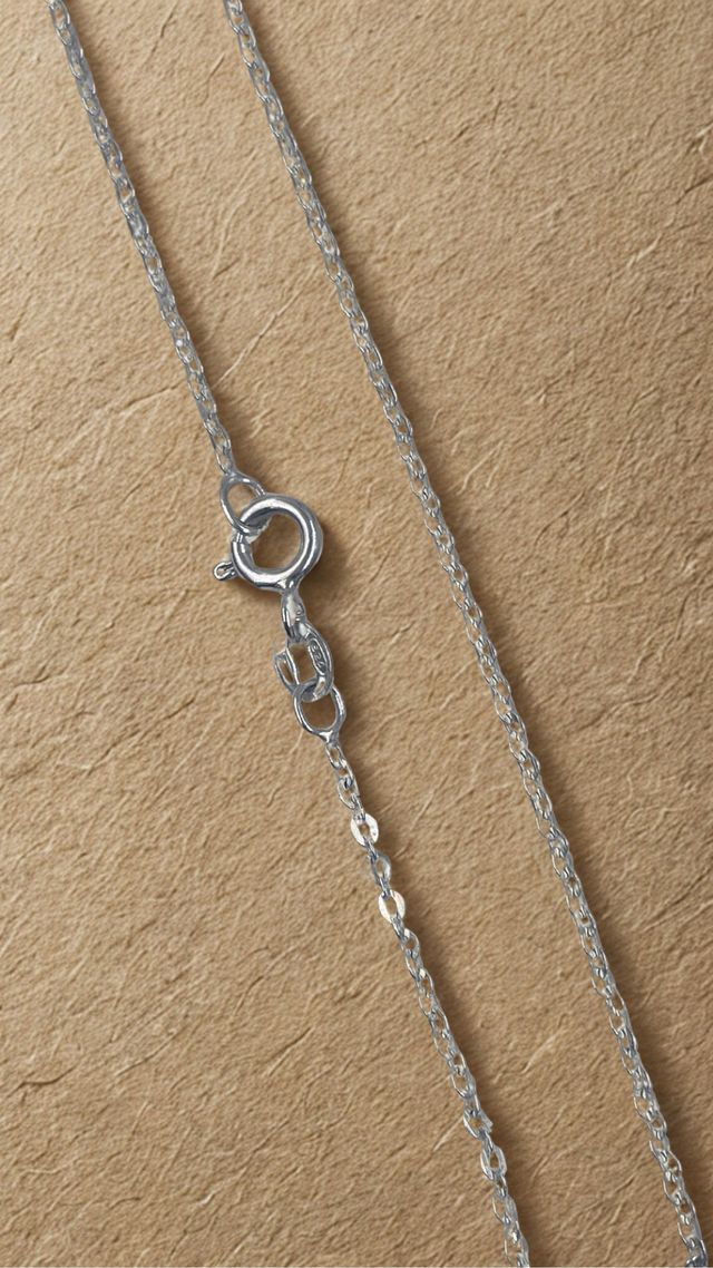 Cadena Plata 925 Tejido Argolla