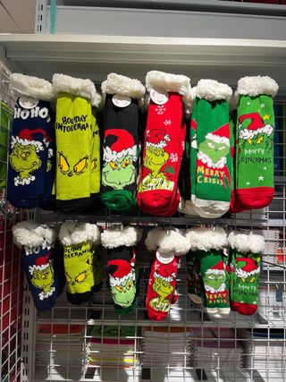 Calcetines Grinch Navideños Talla Única