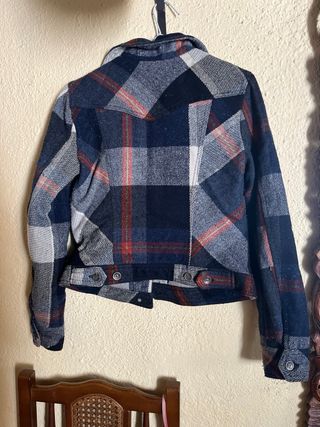 Chaqueta Mango cuadros Talla S