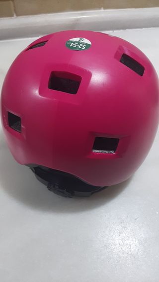 Casco Patines Niña Oxelo Rosa Talla S