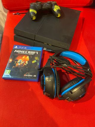 PS4 Minecraft + Cascos Gamer