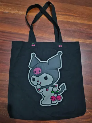 Bolsa Tote Bag Kuromi Negra