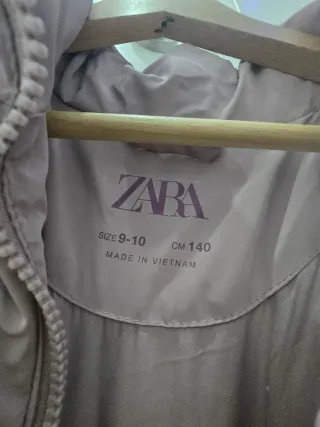 Abrigo acolchado malva