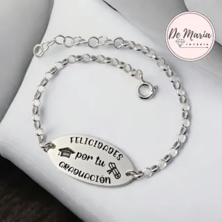 Pulsera GRADUACIÓN Plata de Ley