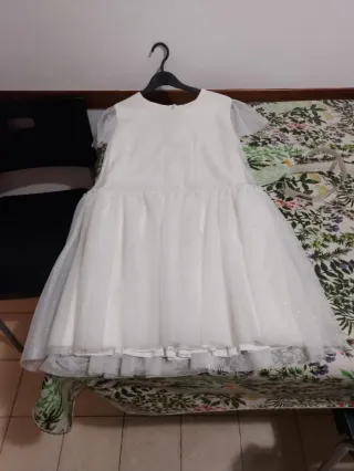 Per Natale Abito bianco tg. 12 anni