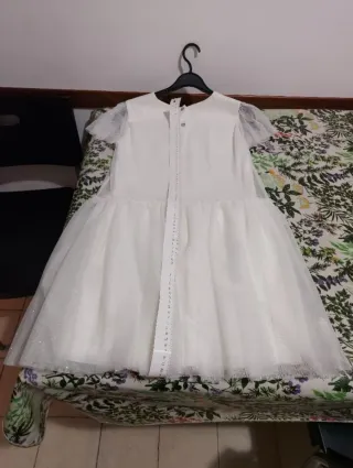 Per Natale Abito bianco tg. 12 anni