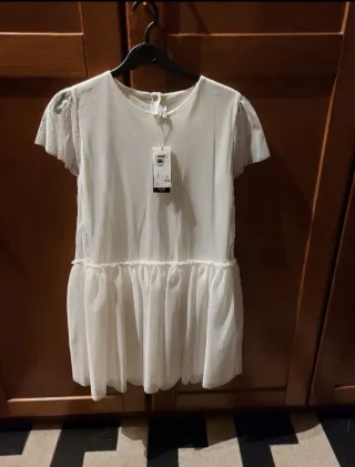 Per Natale Abito bianco tg. 12 anni