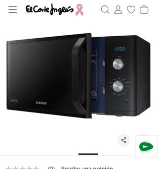 Microondas Samsung 23L con grill