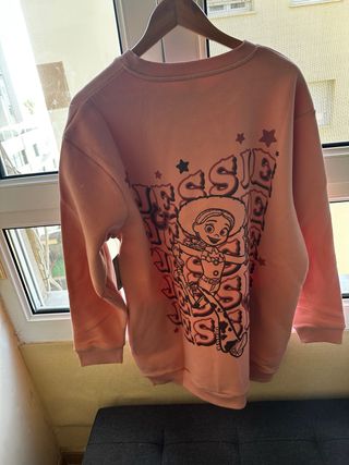 Sudadera rosa con estampado Jessie 3/4