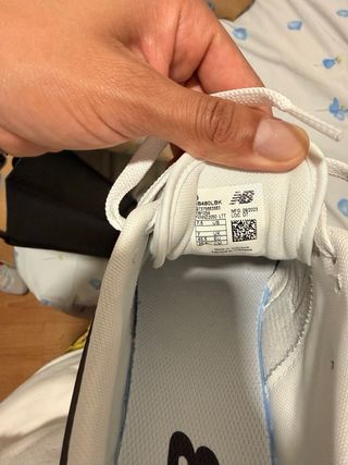 Zapatos New Balance Blancos y Negros