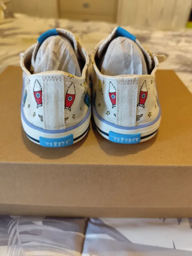 Zapatillas Mustang Lonas Blancas 30