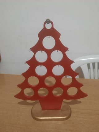 Alberello in legno decorato