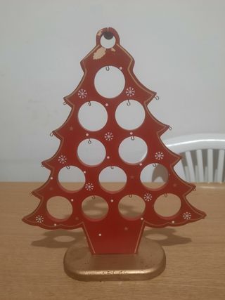 Alberello in legno decorato