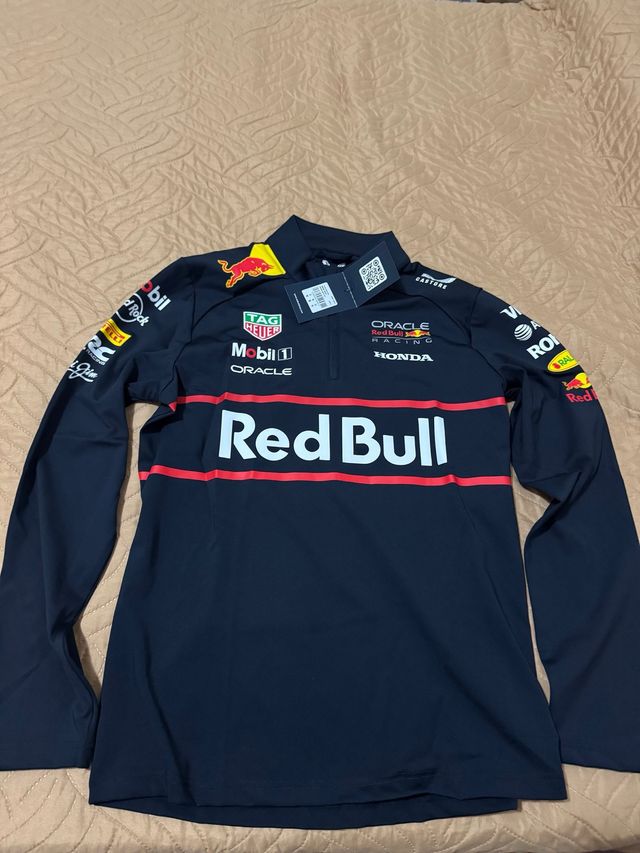 Red Bull Racing 2025 Midlayer 1/4 Zip tg S/M/L