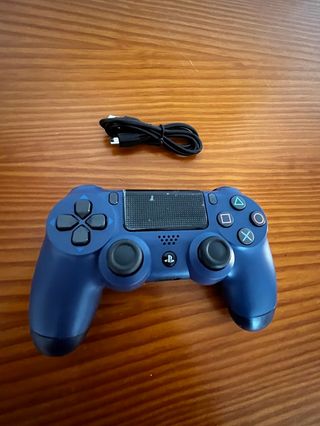 Mando PS4 Azul + Cable