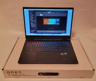 Portátil HP Omen con garantía precinto y Windows11