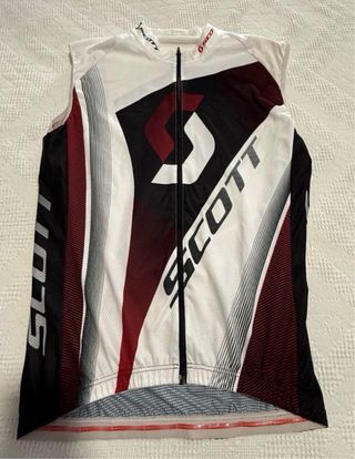 Maillot Scott RC sin mangas Rojo/Blanco, talla XL
