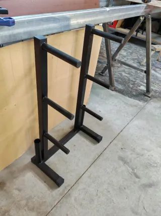 Rack Soporte para Discos de Pesas Doble