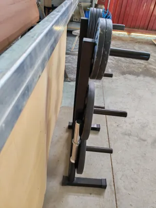 Rack Soporte para Discos de Pesas Doble
