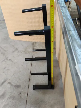 Rack Soporte para Discos de Pesas Doble
