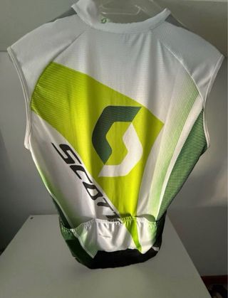 Maillot Scott RC sin mangas Verde/Blanco, talla XL