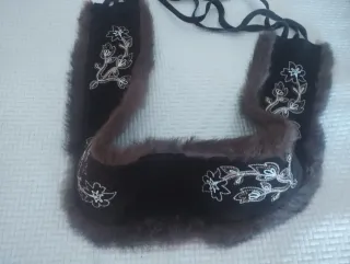 Cinturón Fajín Ante Bordado